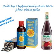 Za bilo koja 2 kupljena Strath proizvoda Biotta jabuka-cikla gratis(1)