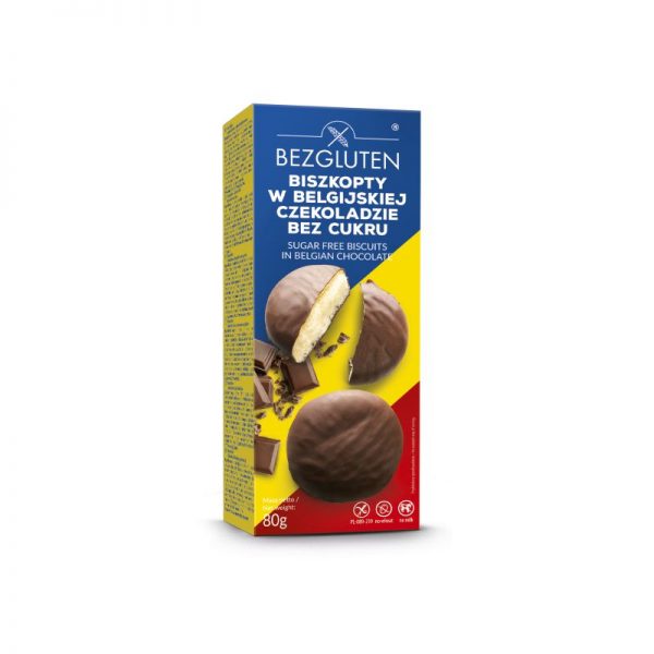 Bezgluten keksi preliveni belgijskom čokoladom