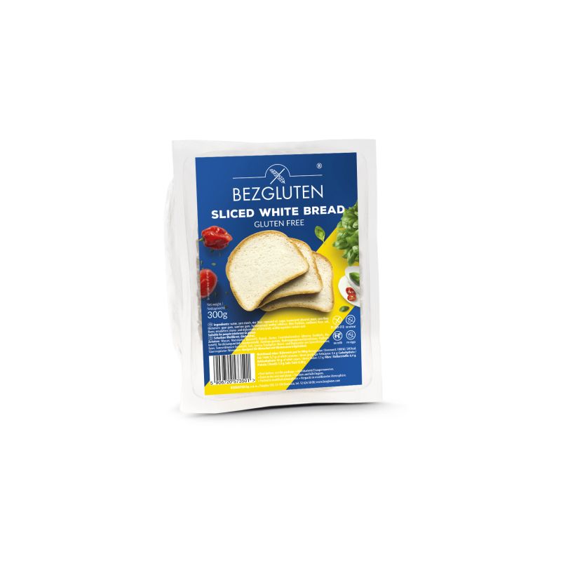 Bezgluten beli kruh rezine 300 g, brez glutena