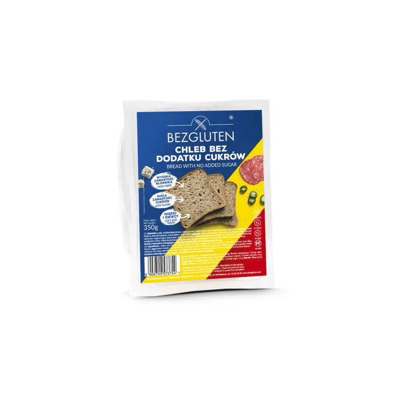 Bezgluten kruh bez dodanog šećera, bez glutena 350 g