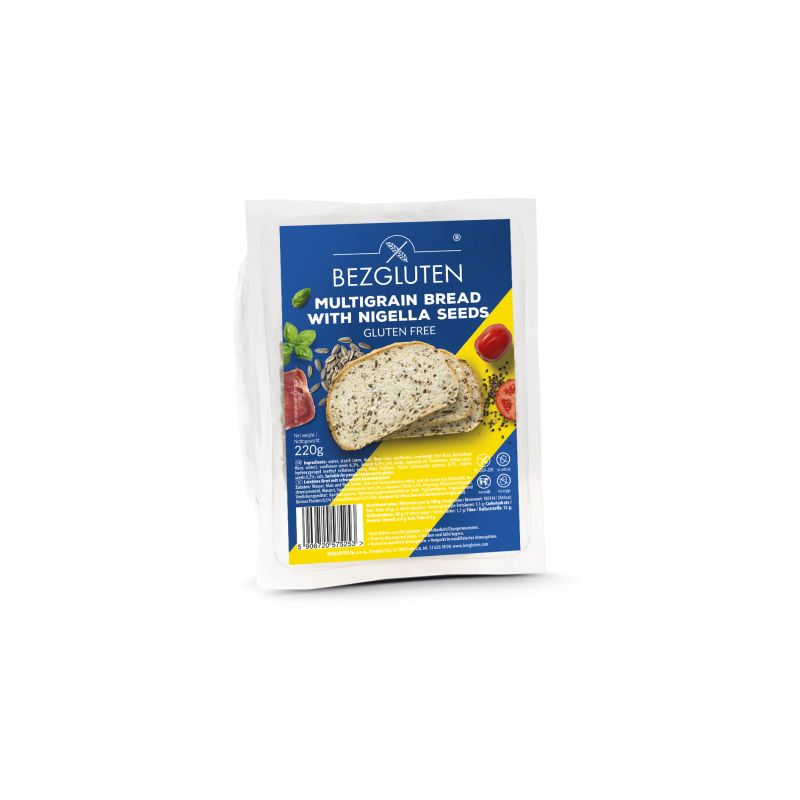 Bezgluten višezrnati kruh sa sjemenkama kima, bez glutena 220 g