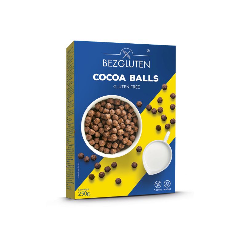 Bezgluten čokoladne kuglice, bez glutena 250 g