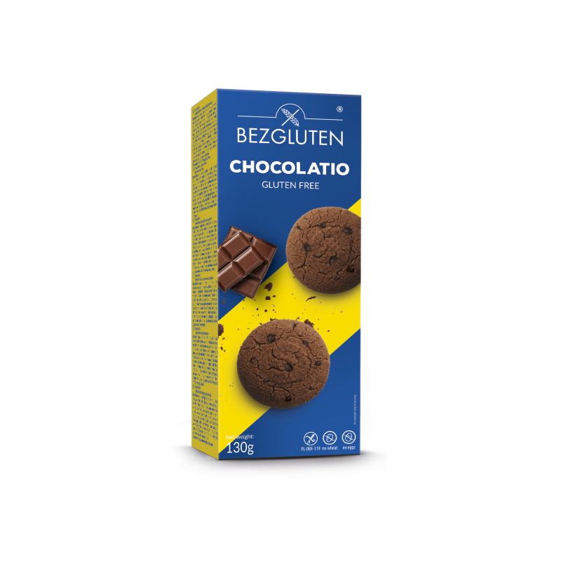 Bezgluten čokoladni keksi, bez glutena 130 g