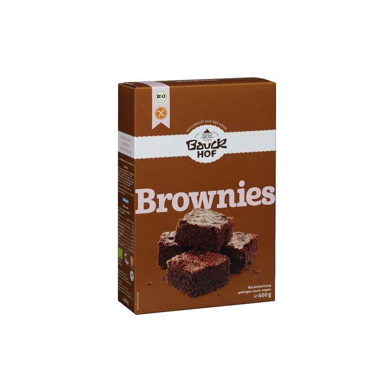 Bauckhof ekološka, bezglutenska mješavina za brownies 400 g