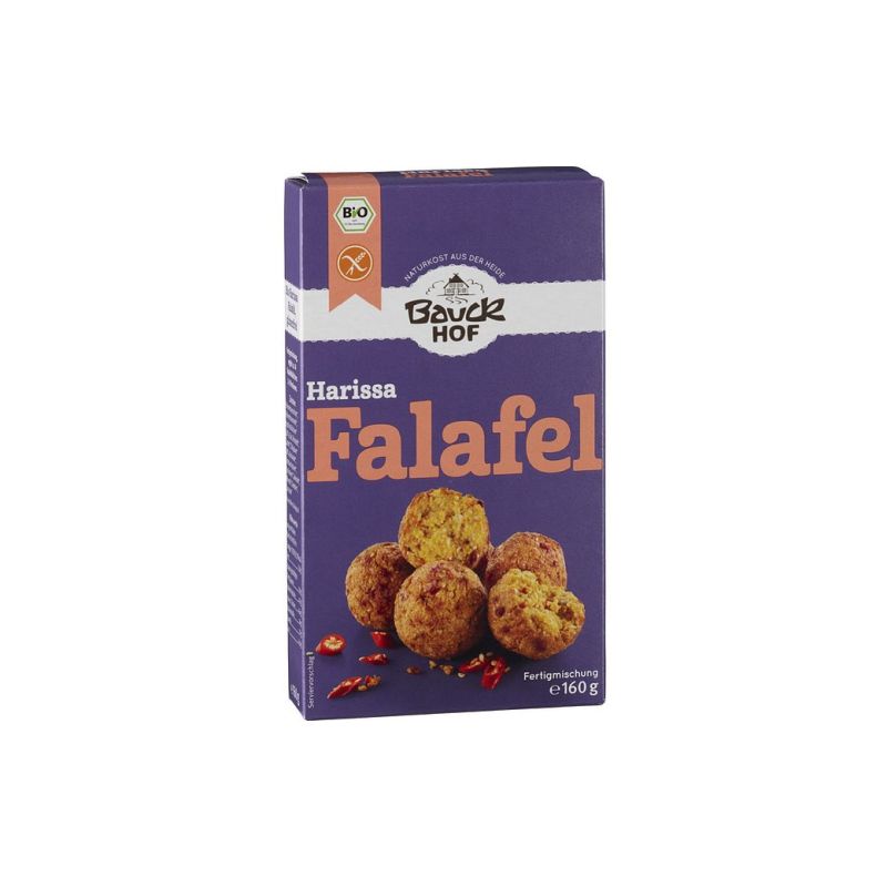 Bauckhof ekološki, bezglutenski harisa falafel 160 g