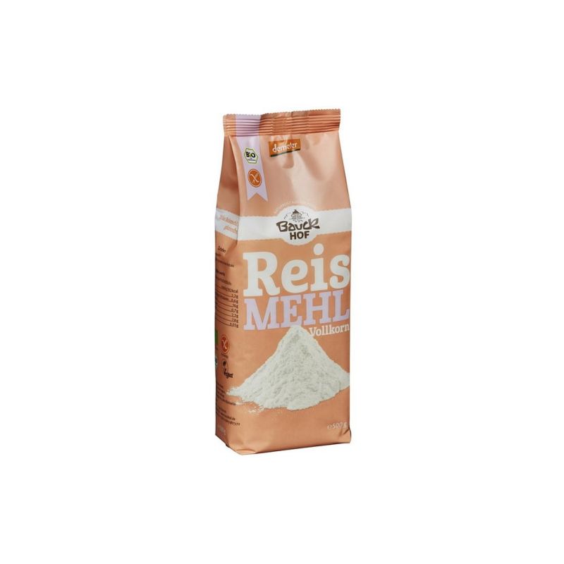 Bauckhof ekološko, bezglutensko rižino brašno 500 g