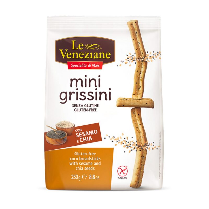 Le Veneziane mini grisini sa sezamom i chia sjemenkama 250 g
