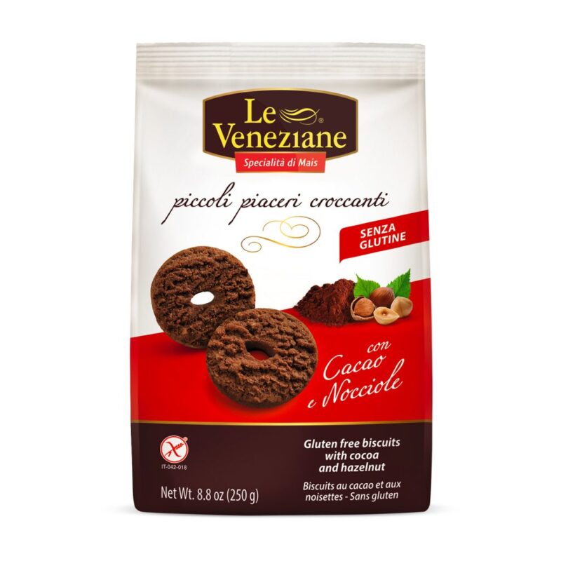 Le Veneziane keksi s kakaom i lješnjacima 250 g