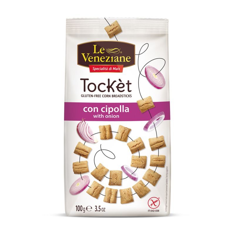 Le Veneziane Tocket- kukuruzne grickalice s lukom 100 g