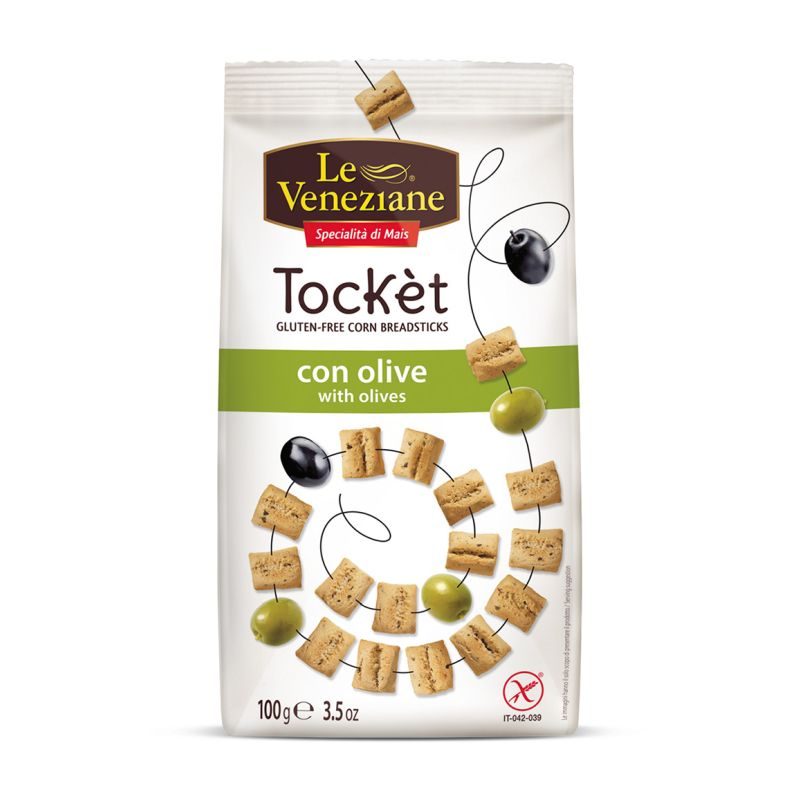 Le Veneziane Tocket- kukuruzne grickalice s maslinama 100 g
